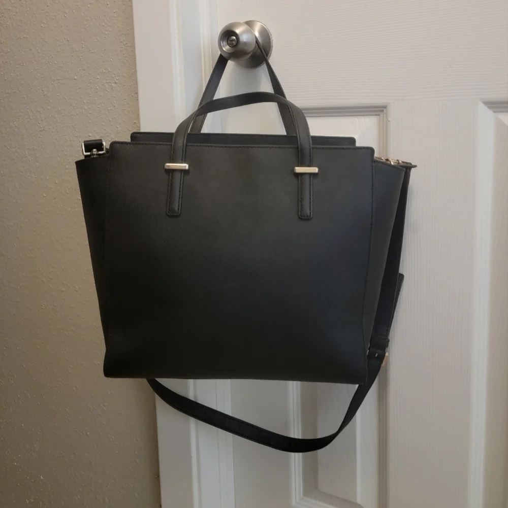 Kate Spade USED new york shoulder bag 2way leather BLK